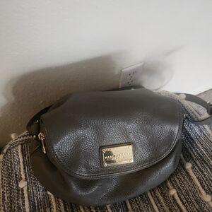 Black Leather Crossbody Bag